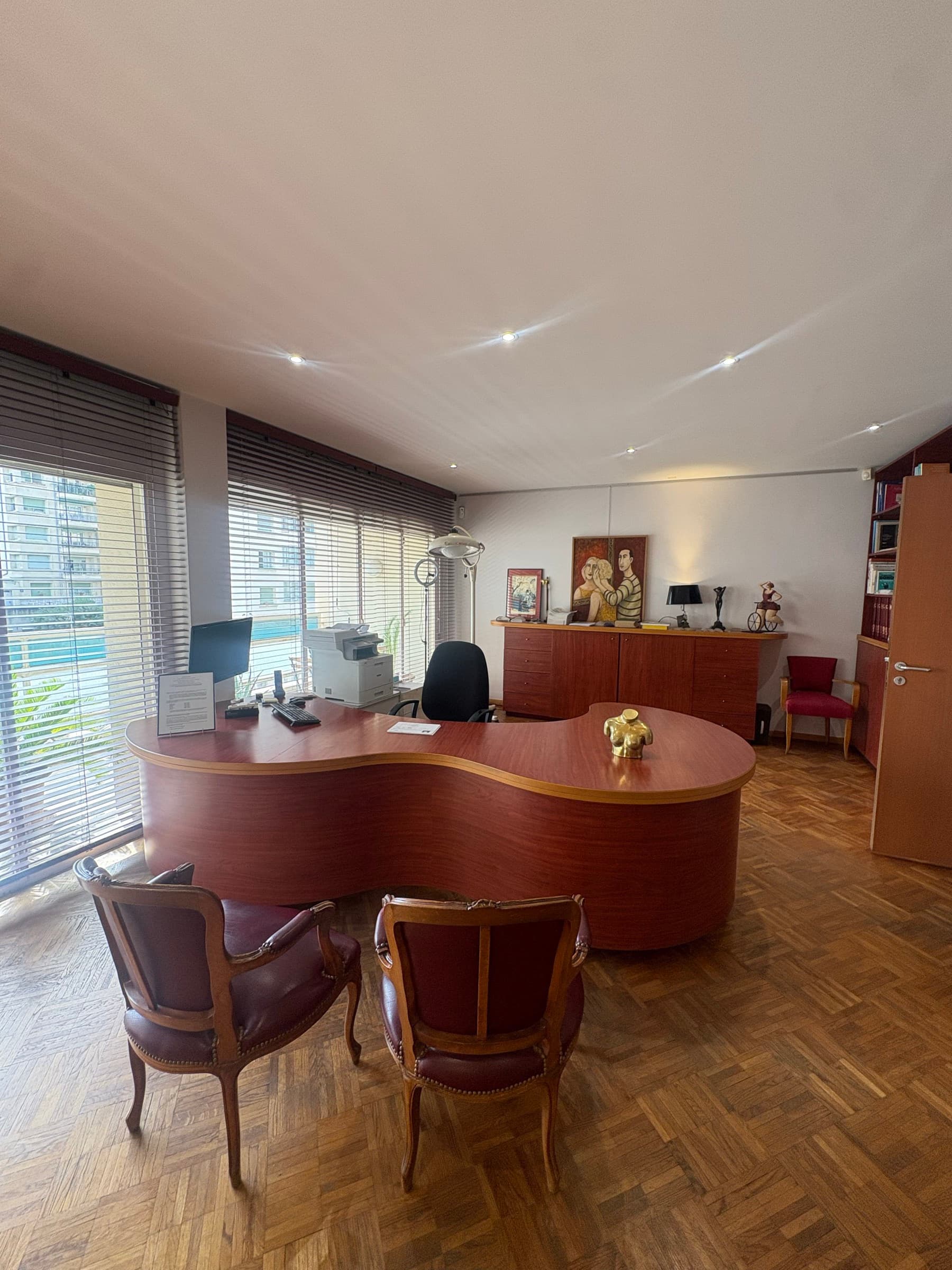 Consultation room at the practice, overview