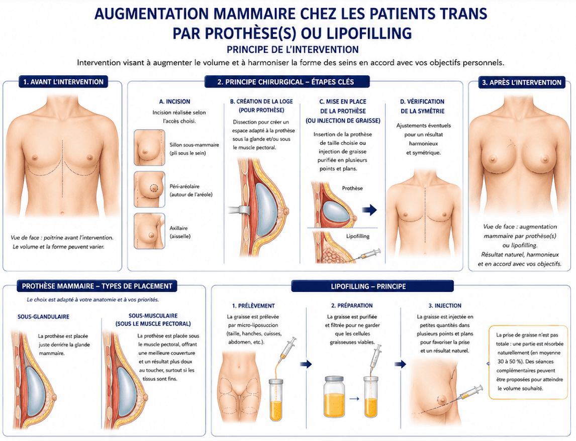 Here is a visual and schematic representation of the breast augmentation for gender affirmation.